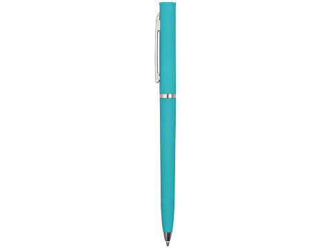 Ручка шариковая Navi soft-touch, голубой - рис 3.