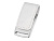 Флеш-карта USB 2.0 16 Gb с магнитным замком Vigo, белый/серебристый - миниатюра