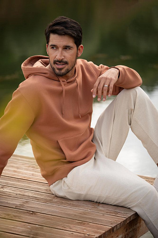 Худи унисекс Phoenix, хаки - рис 7.