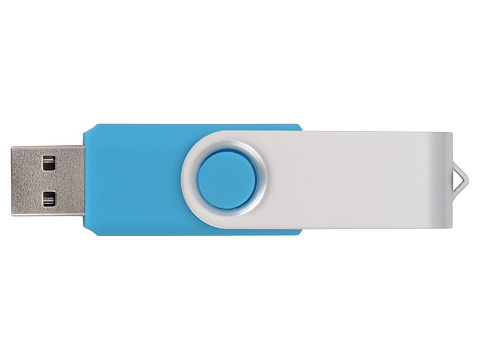 Флеш-карта USB 2.0 8 ГБ Квебек, голубой - рис 4.