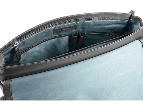 Портфель BUGATTI РОМАНО | ROMANO 15'', чёрный, натуральная воловья кожа, 39х8х30 см - рис 3.