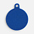Подвеска Round, 3D-печать, синяя - миниатюра - рис 3.