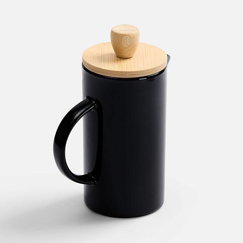Френч-пресс Ceramero, черный - рис 3.