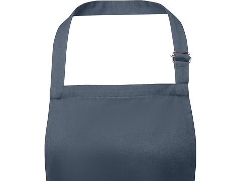 Фартук Andrea плотностью 240 г/м² с регулируемой завязкой на шее - Hale Blue - рис 3.