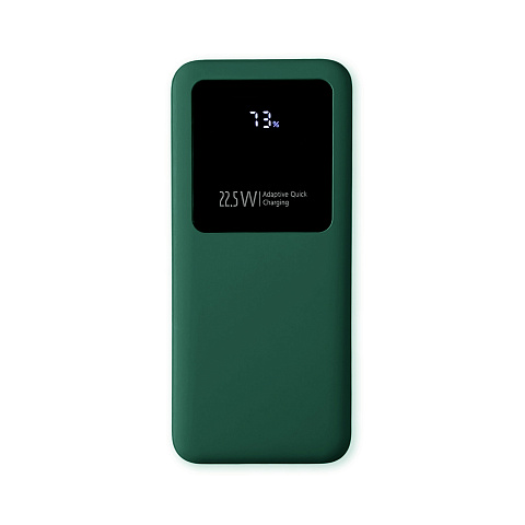 Внешний аккумулятор Kris soft touch, 10000mAh (Тёмно-зелёный) - рис 2.