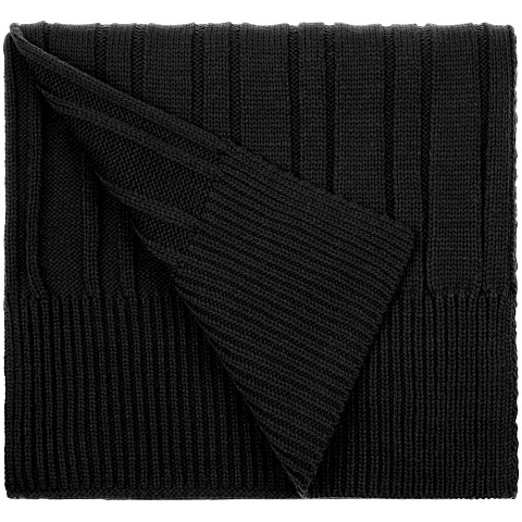 Шарф Knit Beat, черный - рис 2.