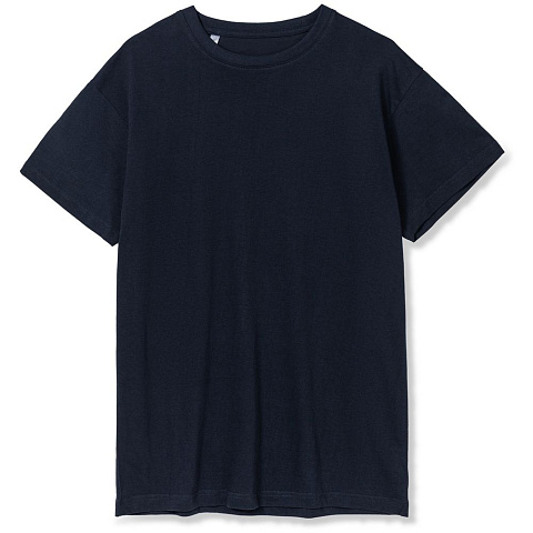 Футболка унисекс T-Bolka 180, темно-синяя (navy) - рис 2.