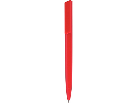 Ручка пластиковая шариковая Taper Solid, матовый красный - рис 2.