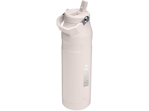 Бутылка для воды объемом 1,06 литра с откидной трубочкой Stanley IceFlow™ 2.0 - Light pink - рис 4.