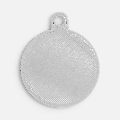 Подвеска Round, 3D-печать, светло-серая - рис 2.