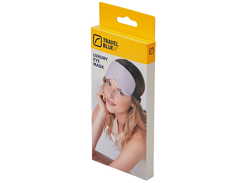 Маска для глаз Travel Blue Luxury Eye Mask (453), цвет бежевый - рис 9.
