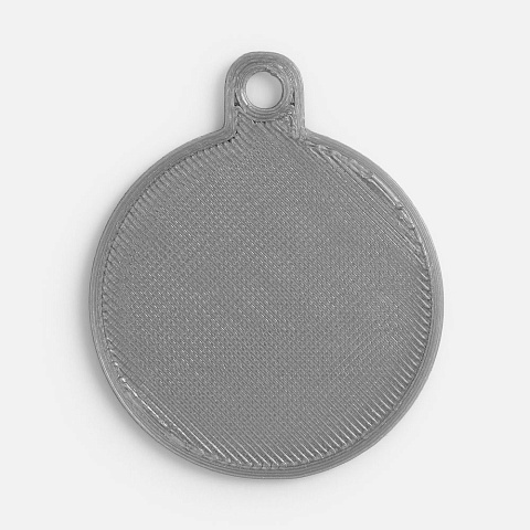 Подвеска Round, 3D-печать, серая - рис 2.
