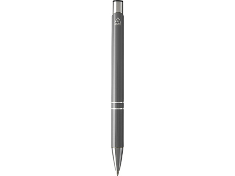 Шариковая ручка Moneta из переработанного алюминия - Серый - рис 2.