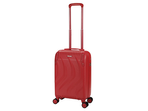 Чемодан TORBER В Отпуск, красный, ABS-пластик, 37 х 25 х 56,5 см, 36 л, 2,5 кг