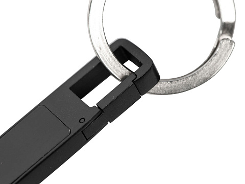 USB 2.0- флешка на 32 Гб c подсветкой логотипа Hook LED, темно-серый, синяя подсветка - рис 5.