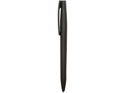 Ручка пластиковая soft-touch шариковая Zorro, черный - рис 2.
