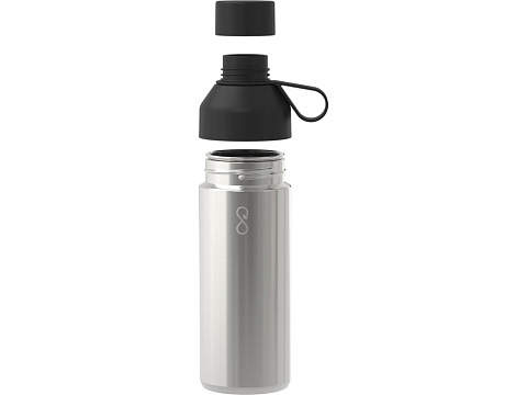 Бутылка для воды Ocean Bottle Lite объемом 620 мл, сплошной черный - рис 2.