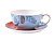 Набор чашка и блюдце Valerie Concept TEA SET TRO - миниатюра
