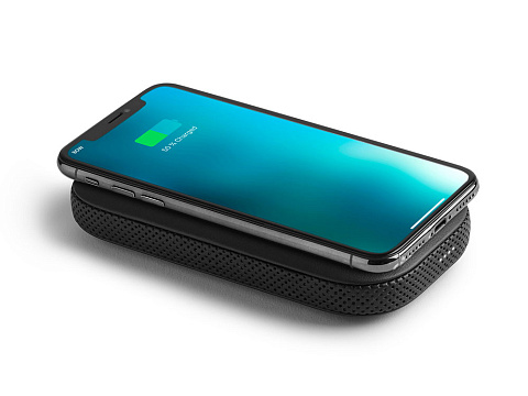 Внешний аккумулятор с беспроводной колонкой Powersound, черный - рис 4.