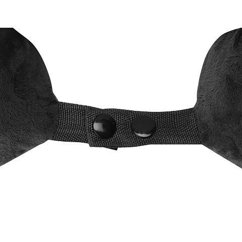 Подушка Basic из микрофибры с эффектом памяти U-shape, черный - рис 5.
