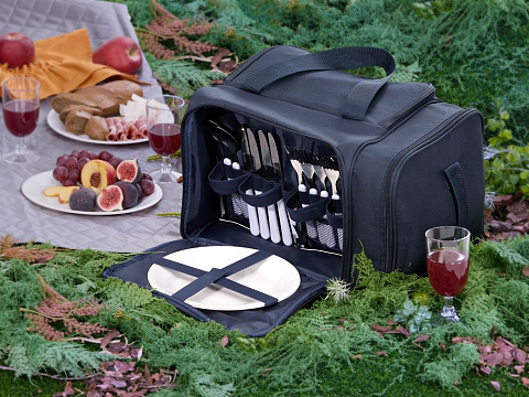 Набор для пикника Campello на 4 персоны, темно-синий - рис 8.