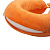Подушка Basic из микрофибры с эффектом памяти U-shape, оранжевый - миниатюра - рис 4.