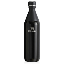 Бутылка для воды Stanley All Day Slim объемом 600 мл - черный глянцевый