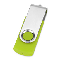 Флеш-карта USB 2.0 16 ГБ Квебек, зеленое яблоко
