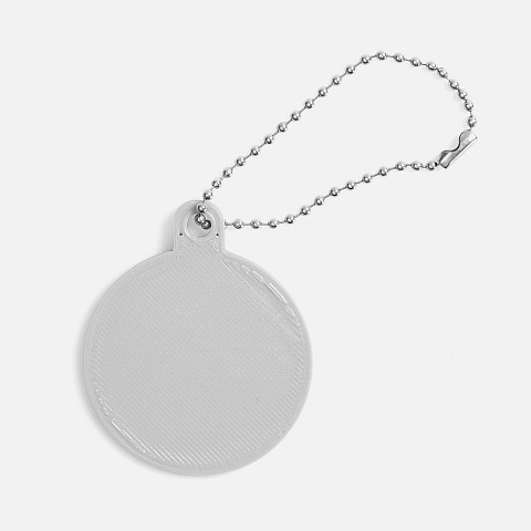 Подвеска Round, 3D-печать, светло-серая - рис 4.