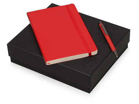 Подарочный набор Moleskine Van Gogh с блокнотом А5 Soft и ручкой, черный