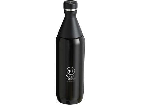 Бутылка для воды Stanley All Day Slim объемом 600 мл - черный глянцевый - рис 4.