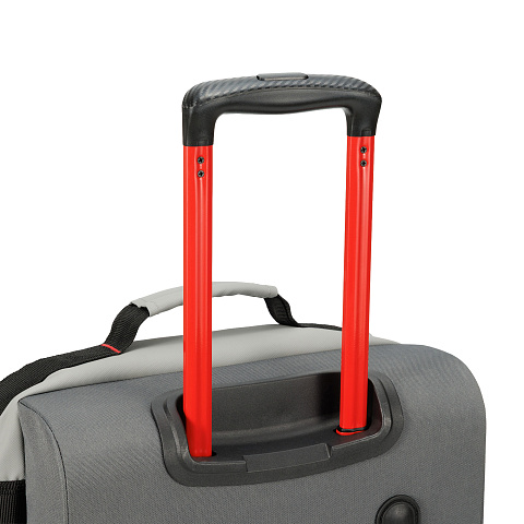 Сумка на колесах TORBER РИТМ, серый, полиэстер 900D с PU покрытием, 49 x 35,5 x 26 см, 35 л - рис 5.