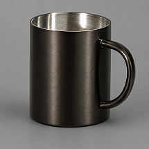 Стальная кружка с двойными стенками Altai, gun metal