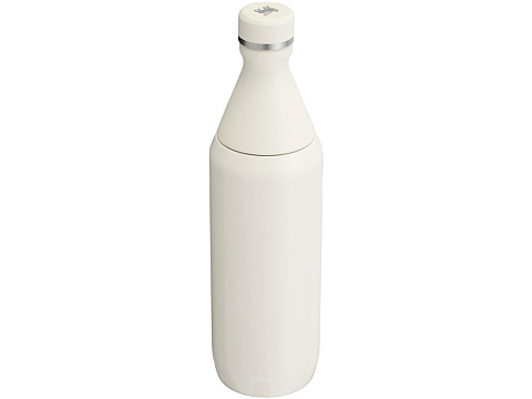 Бутылка для воды Stanley All Day Slim объемом 600 мл - Cream - рис 3.