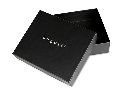Портмоне для кредитных карт BUGATTI ЧЕРНАЯ МАГИЯ | BLACK MAGIC, с защитой данных RFID, черное, натуральная кожа козы, 10х0,5х7 см - рис 7.