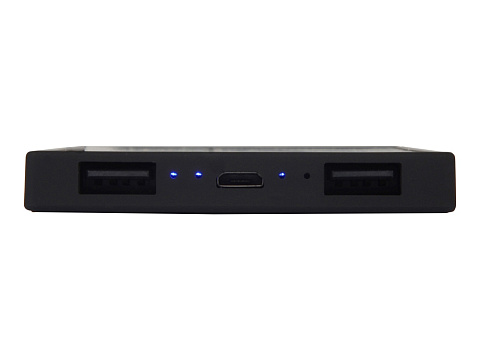 Портативное зарядное устройство Render с полноцветной, 5000 mAh, черный - рис 6.
