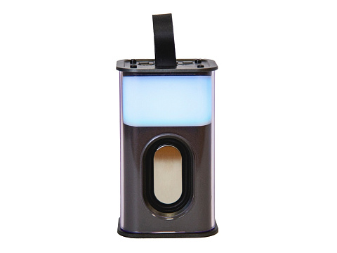 Колонка с RGB подсветкой Sona, черный - рис 8.