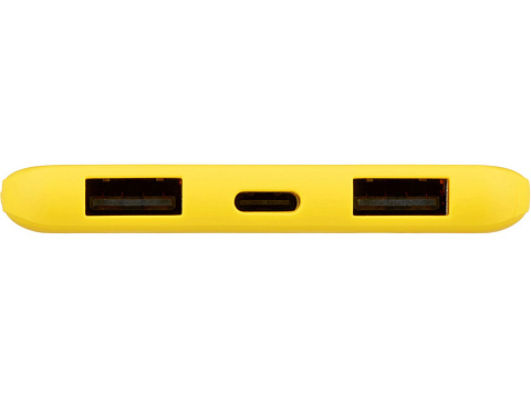 Внешний аккумулятор Powerbank C1, 5000 mAh, желтый - рис 4.