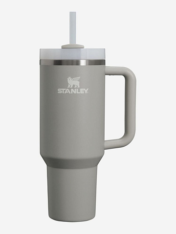 Термокружка Quencher H2.0 1180 с трубочкой, серая - рис 2.