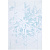 Плед Winterflake, бело-голубой с люрексом - миниатюра - рис 3.