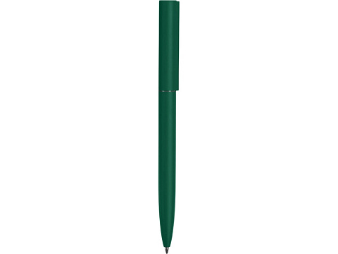 Шариковая металлическая ручка Minimalist софт-тач, зеленый - рис 3.