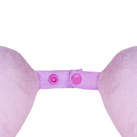 Подушка Basic из микрофибры с эффектом памяти U-shape, розовый - рис 5.
