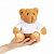 Мягкая игрушка «Мишка Cuddleton» в белом худи - миниатюра - рис 6.